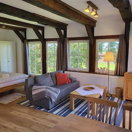 Appartement Altes Backhaus Bauernhof Vogel à Rohrsen Extérieur photo