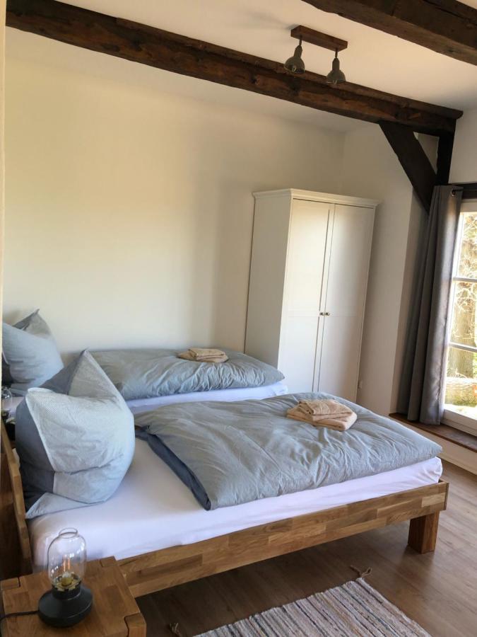 Appartement Altes Backhaus Bauernhof Vogel à Rohrsen Extérieur photo