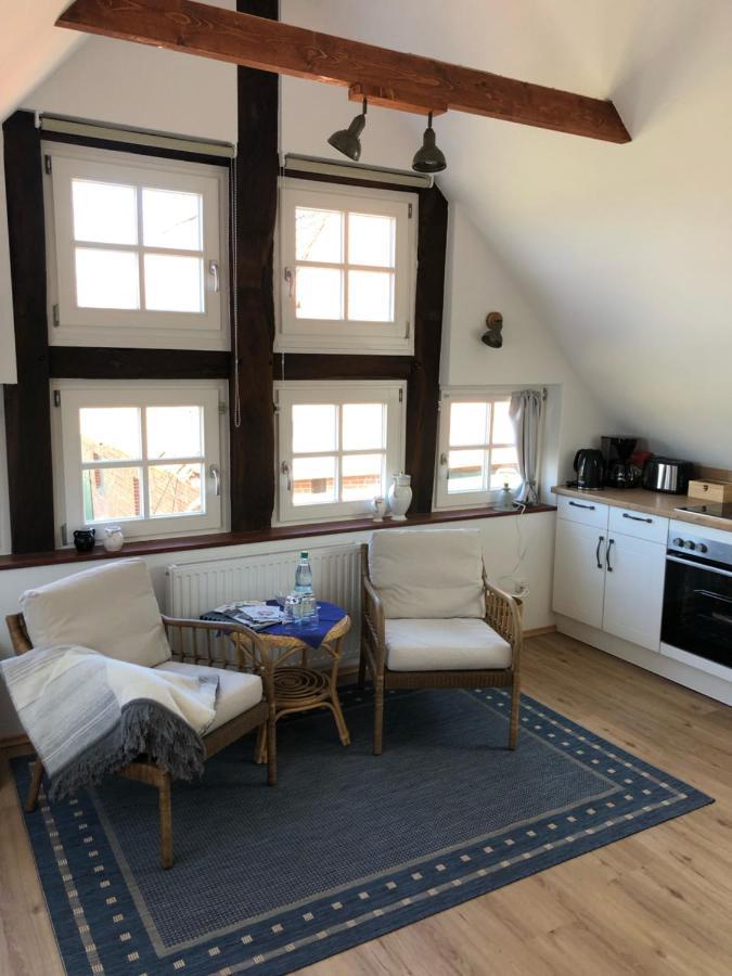 Appartement Altes Backhaus Bauernhof Vogel à Rohrsen Extérieur photo