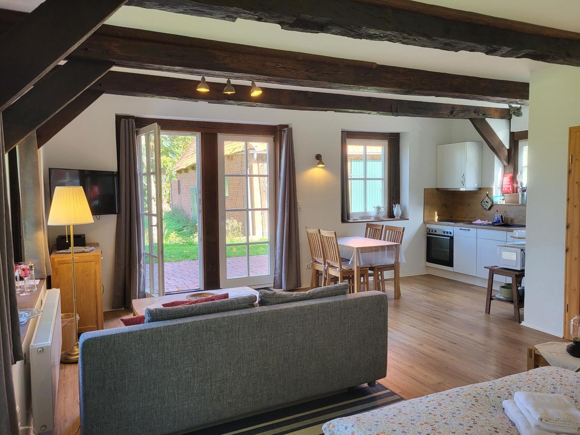 Appartement Altes Backhaus Bauernhof Vogel à Rohrsen Extérieur photo