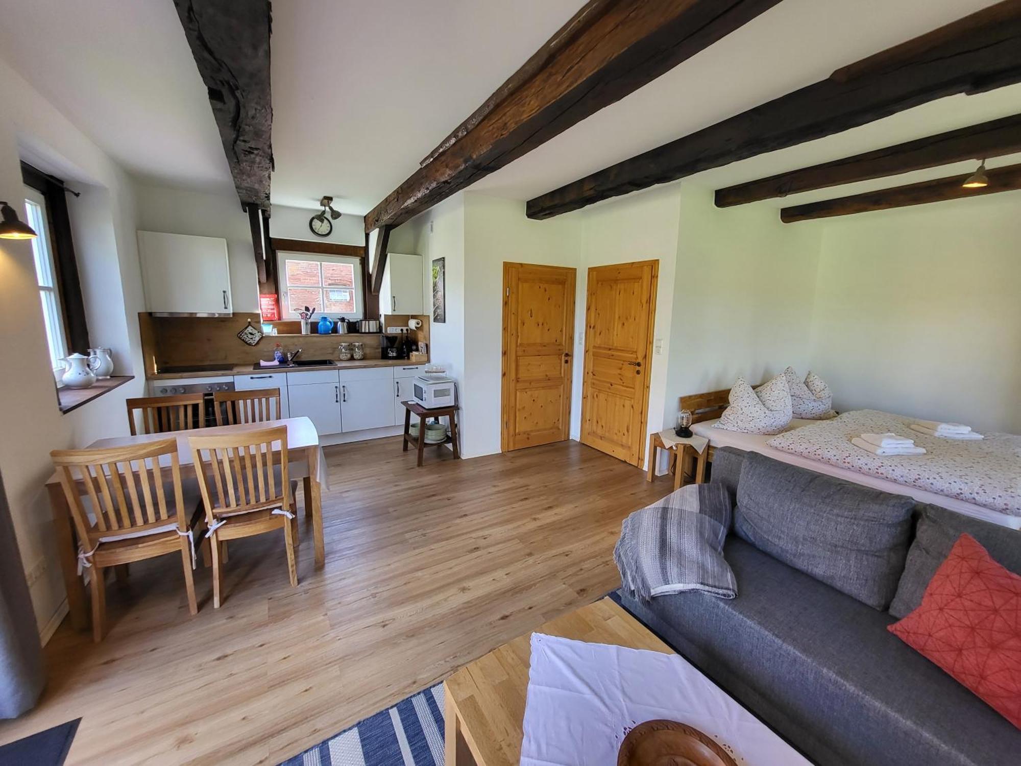 Appartement Altes Backhaus Bauernhof Vogel à Rohrsen Extérieur photo